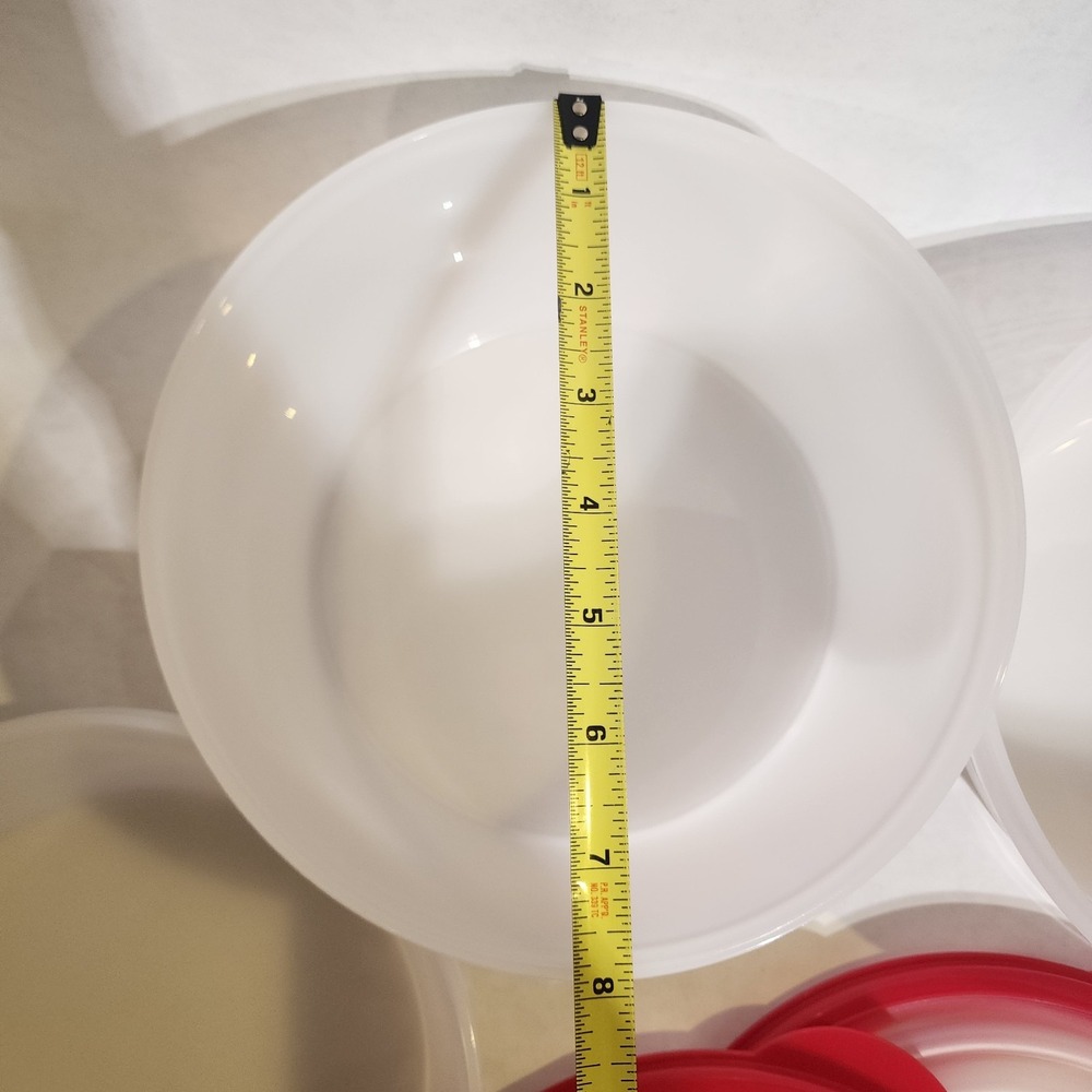 Tupperware Stuffables Bowl Set of 3-8, 6 & 4cups-Red Set-NEW‎ - Picture 2 of 6